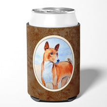 Load image into Gallery viewer, Red and White Basenji Can or Bottle Hugger 7223CC