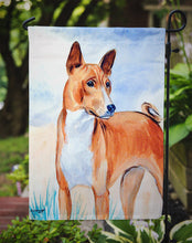 Load image into Gallery viewer, Red Basenji Garden Flag – Decorative Outdoor Yard Flag