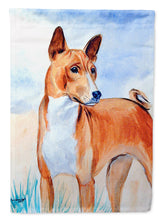 Load image into Gallery viewer, Red Basenji Garden Flag – Decorative Outdoor Yard Flag