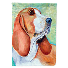 Load image into Gallery viewer, Basset Hound Flag Canvas House Size