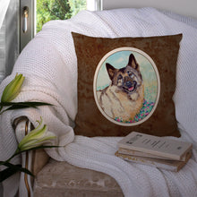 Load image into Gallery viewer, Norwegian Elkhound Throw Pillow - 14x14 Decorative Pillow – Art for Your Home &amp; Patio 7231PW1414