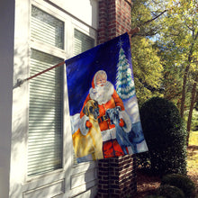 Load image into Gallery viewer, Santa Claus with Great Dane Flag Canvas House Size
