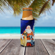 Load image into Gallery viewer, Santa Claus with Great Dane Slim Can Hugger – Fun &amp; Functional Drink Coolers 7232MUK
