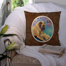 Load image into Gallery viewer, Great Dane and puppy Throw Pillow - 14x14 Decorative Pillow – Art for Your Home &amp; Patio 7233PW1414