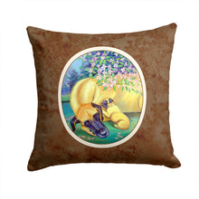Load image into Gallery viewer, Great Dane and puppy Throw Pillow - 14x14 Decorative Pillow – Art for Your Home &amp; Patio 7234PW1414