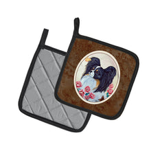 Load image into Gallery viewer, Papillon Pot Holders - Set of 2 Decorative Kitchen Helpers | Made in the USA 7236PTHD
