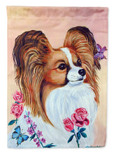 Load image into Gallery viewer, Papillon Garden Flag – Decorative Outdoor Yard Flag