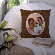 Load image into Gallery viewer, Papillon Throw Pillow - 14x14 Decorative Pillow – Art for Your Home &amp; Patio 7237PW1414