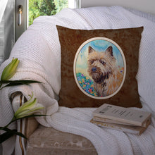 Load image into Gallery viewer, Cairn Terrier Throw Pillow - 14x14 Decorative Pillow – Art for Your Home &amp; Patio 7238PW1414