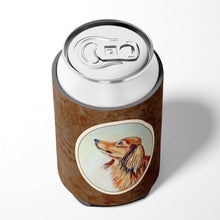 Load image into Gallery viewer, Long Haired Red Dachshund Can or Bottle Hugger 7240CC