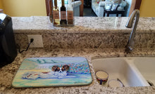 Load image into Gallery viewer, Papillon Dish Drying Mat – Absorbent, Artistic Kitchen Essentials 7244DDM