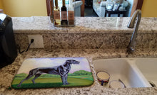 Load image into Gallery viewer, Great Dane Dish Drying Mat – Absorbent, Artistic Kitchen Essentials 7245DDM