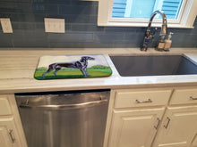 Load image into Gallery viewer, Great Dane Dish Drying Mat – Absorbent, Artistic Kitchen Essentials 7245DDM