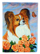 Load image into Gallery viewer, Papillon Garden Flag – Decorative Outdoor Yard Flag