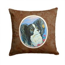 Load image into Gallery viewer, Black and White Papillon Throw Pillow - 14x14 Decorative Pillow – Art for Your Home &amp; Patio 7247PW1414