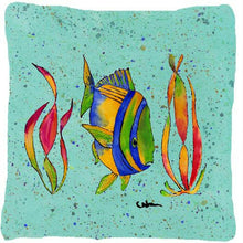 Load image into Gallery viewer, Tropical Fish Decorative   Canvas Fabric Pillow