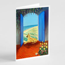 Load image into Gallery viewer, Great Dane  Greeting Cards -  Blank Note Cards – 8-Pack of Artist-Designed Cards with Envelopes