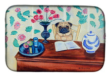 Load image into Gallery viewer, Pug Dish Drying Mat – Absorbent, Artistic Kitchen Essentials 7253DDM