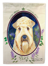 Load image into Gallery viewer, Wheaten Terrier Soft Coated Garden Flag – Decorative Outdoor Yard Flag