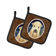 Load image into Gallery viewer, Wheaten Terrier Soft Coated Pot Holders - Set of 2 Decorative Kitchen Helpers | Made in the USA 7254PTHD