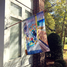 Load image into Gallery viewer, Schnauzer Flag Canvas House Size