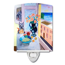 Load image into Gallery viewer, Schnauzer Ceramic Night Light 7255CNL
