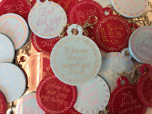 Load image into Gallery viewer, If Karma Doesn’t Smack You I Will Keychain