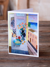 Load image into Gallery viewer, Schnauzer  Greeting Cards -  Blank Note Cards – 8-Pack of Artist-Designed Cards with Envelopes