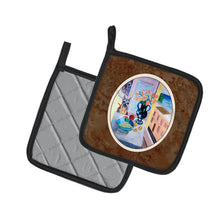 Load image into Gallery viewer, Schnauzer Pot Holders - Set of 2 Decorative Kitchen Helpers | Made in the USA 7255PTHD