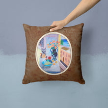 Load image into Gallery viewer, Schnauzer Throw Pillow - 14x14 Decorative Pillow – Art for Your Home &amp; Patio 7255PW1414