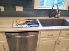Load image into Gallery viewer, Cat Dish Drying Mat – Absorbent, Artistic Kitchen Essentials 7257DDM