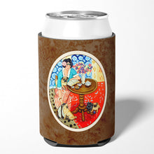 Load image into Gallery viewer, Lady with her Pug Can or Bottle Hugger 7259CC