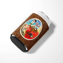 Load image into Gallery viewer, Lady with her Pug Can or Bottle Hugger 7259CC