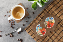 Load image into Gallery viewer, Lady with her Pug Foam Coaster  7259FC