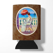Load image into Gallery viewer, Lady with her Japanese Chin Can or Bottle Hugger 7260CC