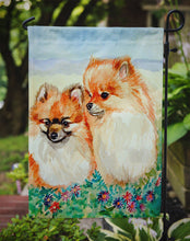 Load image into Gallery viewer, Pomeranian Garden Flag – Decorative Outdoor Yard Flag