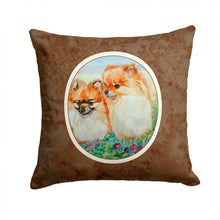 Load image into Gallery viewer, Pomeranian Throw Pillow - 14x14 Decorative Pillow – Art for Your Home &amp; Patio 7262PW1414
