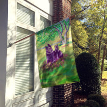 Load image into Gallery viewer, Schipperke Flag Canvas House Size