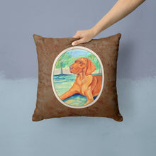Load image into Gallery viewer, Vizsla Throw Pillow - 14x14 Decorative Pillow – Art for Your Home &amp; Patio 7264PW1414