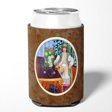 Load image into Gallery viewer, Lady with her Pug Can or Bottle Hugger 7265CC
