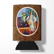 Load image into Gallery viewer, Lady with her Pug Can or Bottle Hugger 7265CC
