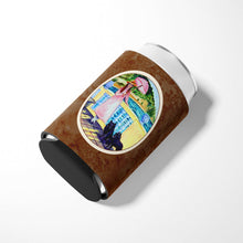 Load image into Gallery viewer, Lady with her Schipperke Can or Bottle Hugger 7267CC