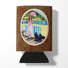 Load image into Gallery viewer, Lady with her Schipperke Can or Bottle Hugger 7267CC