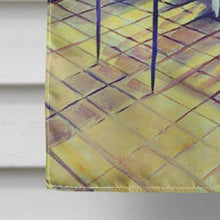 Load image into Gallery viewer, Lady with her Schipperke Flag Canvas House Size