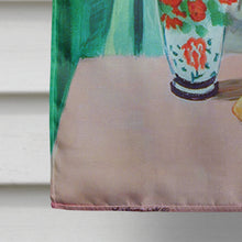 Load image into Gallery viewer, Lady with her Schipperke Flag Canvas House Size