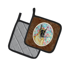 Load image into Gallery viewer, Fawn Great Dane Pot Holders - Set of 2 Decorative Kitchen Helpers | Made in the USA 7270PTHD