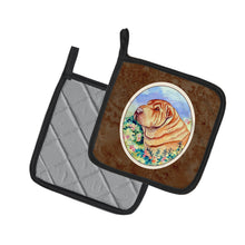 Load image into Gallery viewer, Shar Pei Pot Holders - Set of 2 Decorative Kitchen Helpers | Made in the USA 7271PTHD
