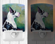 Load image into Gallery viewer, Harlequin Great Dane Ceramic Night Light 7278CNL