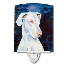 Load image into Gallery viewer, White Great Dane Ceramic Night Light 7279CNL