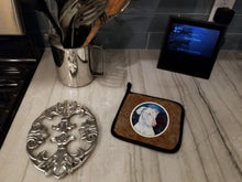 Load image into Gallery viewer, White Great Dane Pot Holders - Set of 2 Decorative Kitchen Helpers | Made in the USA 7279PTHD